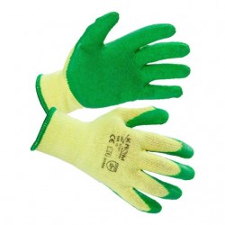 Mănuși protecție latex verde M9