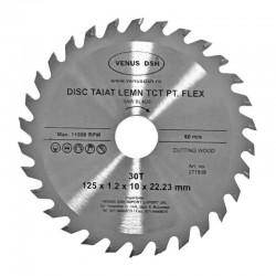 DISC LEMN TCT FLEX 125X1.2X10X22.23