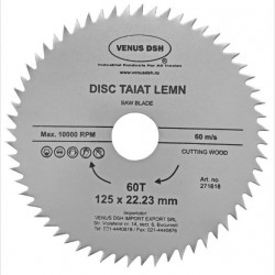 DISC TAIAT LEMN 180 X 22.23 MM