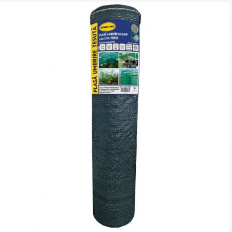 PLASA UMBRIRE 80 G/MP 2 x 25 M - VERDE