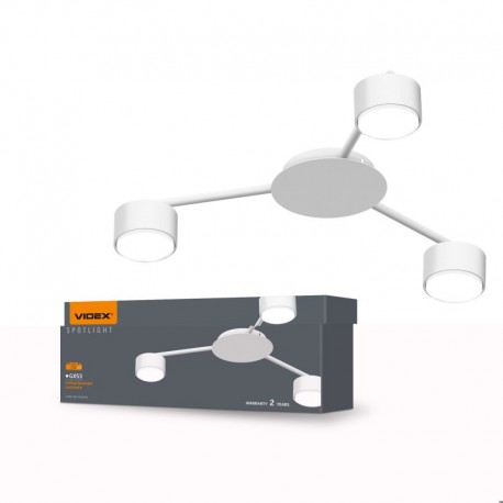 LUSTRA CU SPOT VIDEX SPF20B ALB/NEGRU