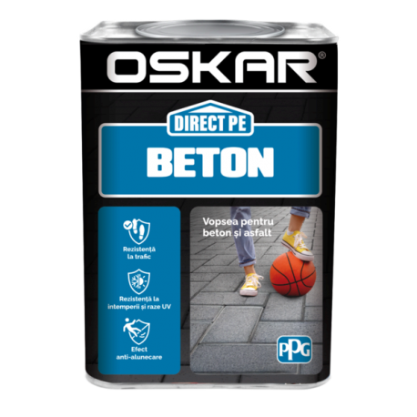 VOPSEA OSKAR DIRECT PE BETON - GRI ANTRACIT 2.5 L