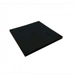CAPAC CAMIN PLUVIAL 300 X 300 NEGRU