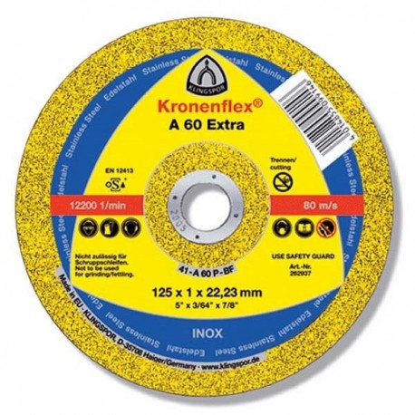 DISC ABRAZIV PENTRU DEBITARE A60 EXTRA 115 X 1 MM